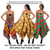 Set of 3 Bargain Ankara Print Jumpsuits - ASSORTED