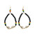 Set Of 6 Kenyan Rasta Bead & Cowrie Shell Beaded Earrings