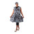 Set of 3 Zahra Sleeveless African Print Midi Dresses - ASSORTED