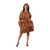 Kente #2 Off-Shoulder Dress - One Size