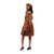 Kente #2 Off-Shoulder Dress - One Size