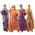 Set of 4 Zahara African Print Kaftans - ASSORTED