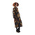 Mud Cloth Fashion Coat - Alt Collar