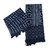 Hand Woven Indigo Mud Cloth Scarf