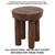 DAMAGED Senufo Stool: (Style A) #4