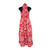 Sleeveless 3-Button Long Dress