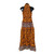 Sleeveless 3-Button Long Dress
