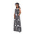 Buy One-shoulder Ankara Print Long Dress