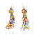 Maasai Beaded Orb & Strand Earrings