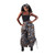 Wide Leg African Safari Print Pants - ONE SIZE