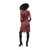 Set of 3 Plus-sized Ankara Print Short Dresses - ASSORTED
