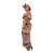 Ankara Print Frill Palazzo Jumpsuit - ONE SIZE