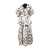 White & Black 2-Piece Wrap-Top Palazzo Set - Free Size