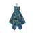 Ankara Print Halter-Top Smocked Dress - ONE SIZE