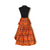 C-WK688 Kente Print Short Skirt W Scarf - #1