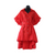 Solid Color Hi-Lo Dress - FREE SIZE