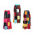 Set of 3 Patchwork Ankara Print Long Skirts - ASSORTED