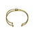 Set of 3 Kenyan Brass Bar Cuff Bracelets - ASSORTED