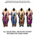 Damaged Set of 4 African Woman Print Kaftans - ASSORTED