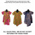Set of 3 Damaged Short Sleeve Print Dresses - ASSORTED
