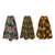 Bargain Set of 3 Ankara Print Long Skirts - ASSORTED