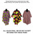 Bargain Set of 3 Ankara Print Long-sleeve Umbrella Dresses - ASSORTED