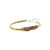 Brass & Copper Metal Twist Bracelet