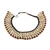 Triple-row Uncut Cowrie & Bead Choker