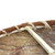 Authentic Kenyan Hide Shield - Brown/White - Large
