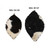 Authentic Kenyan Hide Shield - Black/White - Small