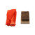 orange with soap