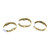 Flat Brass Wire Band Bracelet