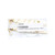 Long Bone, Bead, & Brass Earrings - White