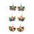 Maasai Beaded Cowrie Earrings - ASSORTED