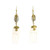 White Comb & Cowrie Shell Earrings