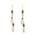 Buy Double Shell w/ Black Beads Earrings