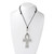 Silver Ankh Necklace: XL (4")