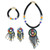 Black Maasai Bead Jewelry Set