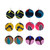 Set Of 6 Kitenge Earrings