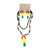 Rasta Ankh Beaded Necklace & Earring Set