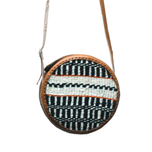 Sisal and Leather Boho Bag - Assorted