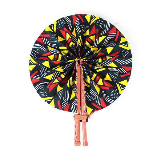 Afrocentric Print #2 Folding Fan