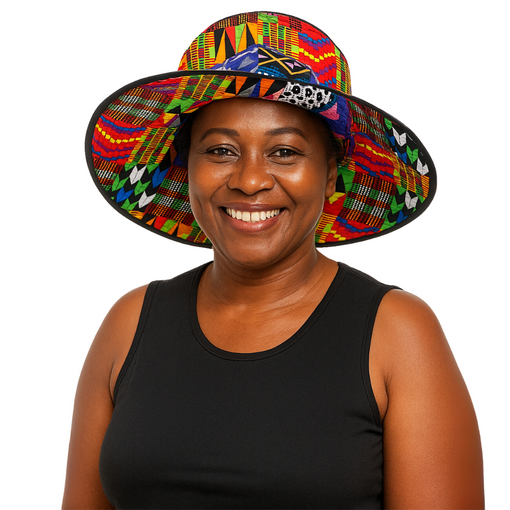 Kitenge Sun Hat - ASSORTED