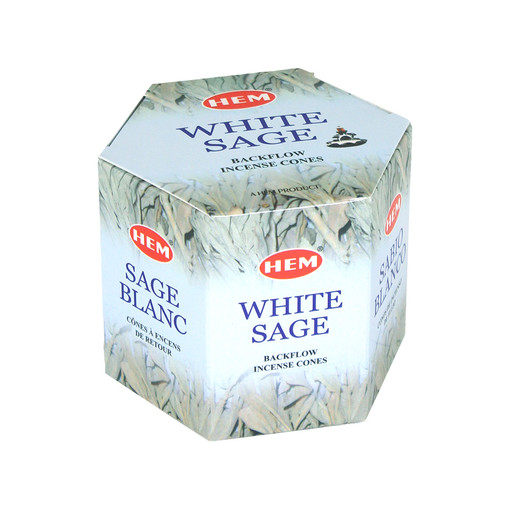 HEM: White Sage Cone Incense