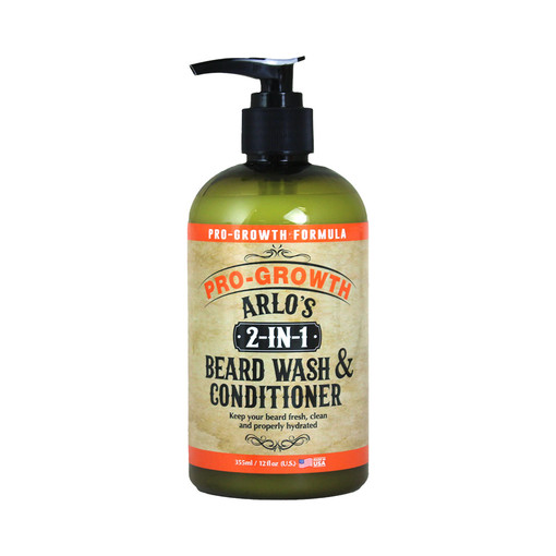 Arlo's: 2-IN-1 Pro-Growth Beard Wash & Conditioner - 12 oz.