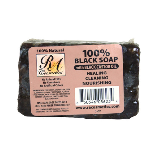 Natural Black Soap: Black Castor Oil