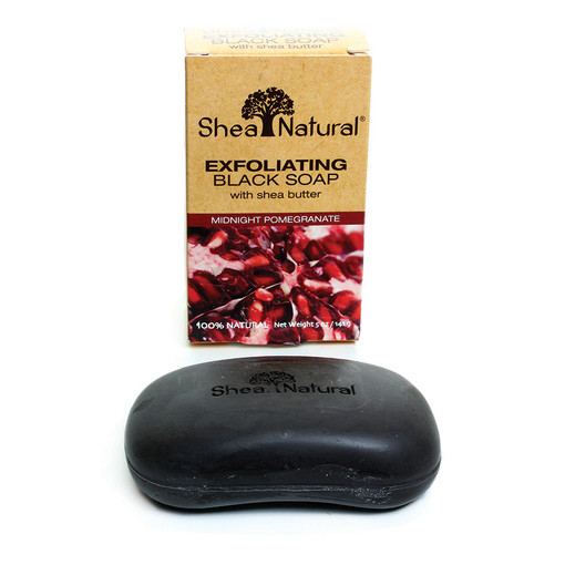 Exfoliating Pomegranate Black Soap - 5oz