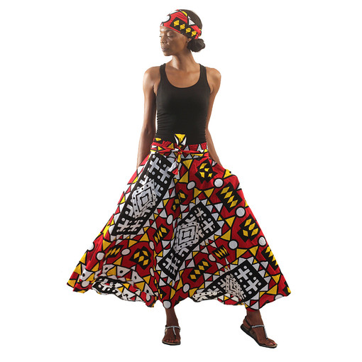 Colors Of Uganda Skirt