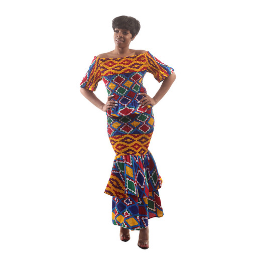 Buy Bold Kente 2-Piece Elastic Skirt Set