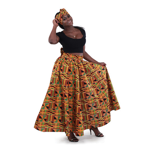 Buy Kente Long Skirt #2